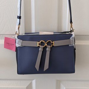 Kate Spade Toujours Medium Crossbody (Blue)